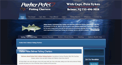 Desktop Screenshot of parkerpetefishing.com